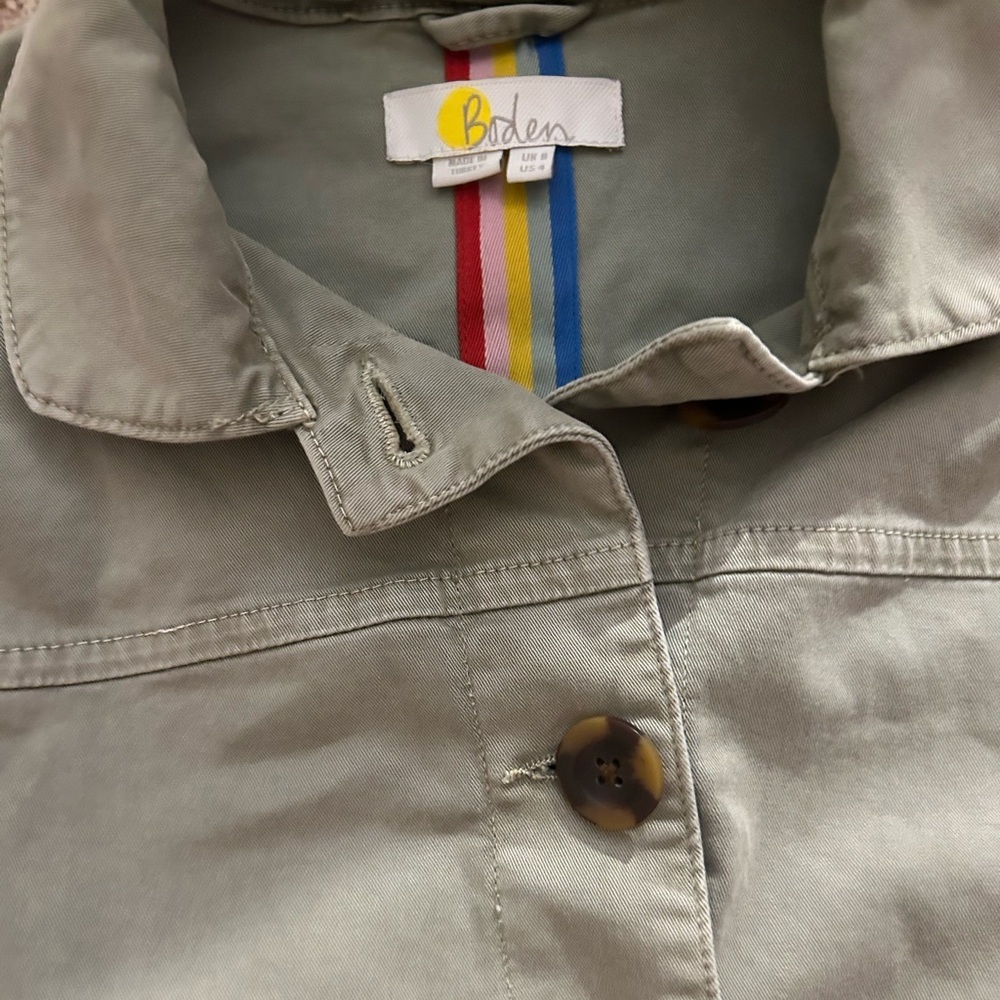 Boden Patch Pocket Chore Jacket size 4 - Picture 7 of 9